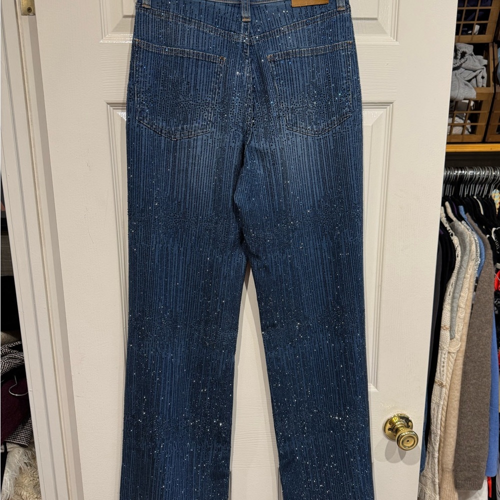 Maje Rhinestone Jeans - Picture 5 of 10